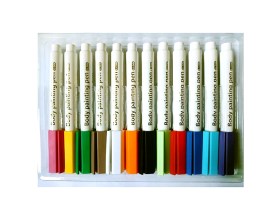 Pack 12 pinturas faciales 